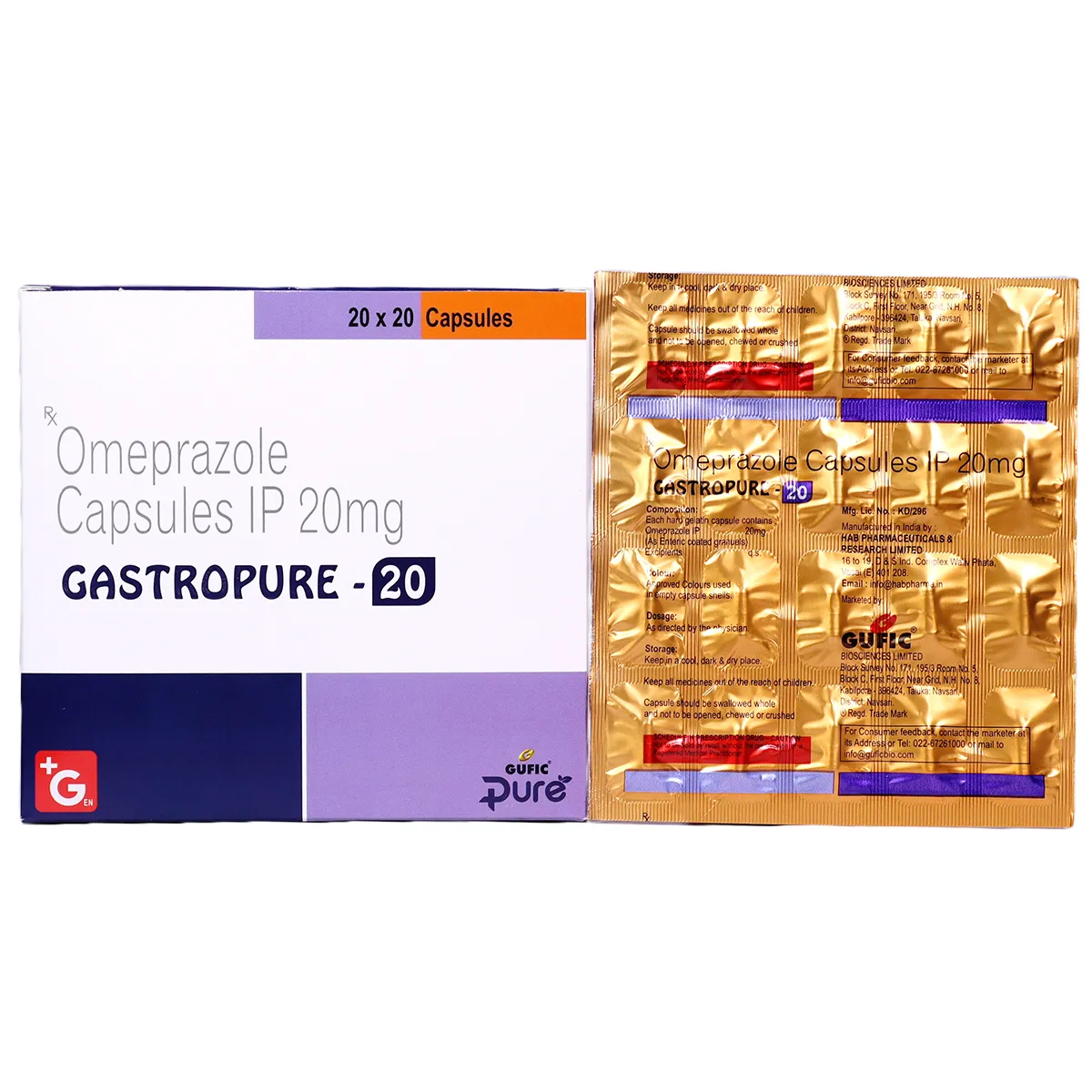 Gufic Pure Gastropure-20 — Teethment catalog guide